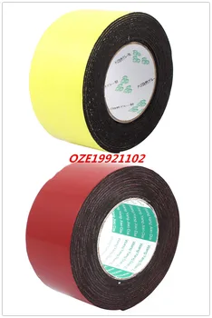 

1pcs 60mm x 2mm Single Sided Yellow Double Sided Red Self Adhesive Shockproof Sponge Foam Tape 5M Length