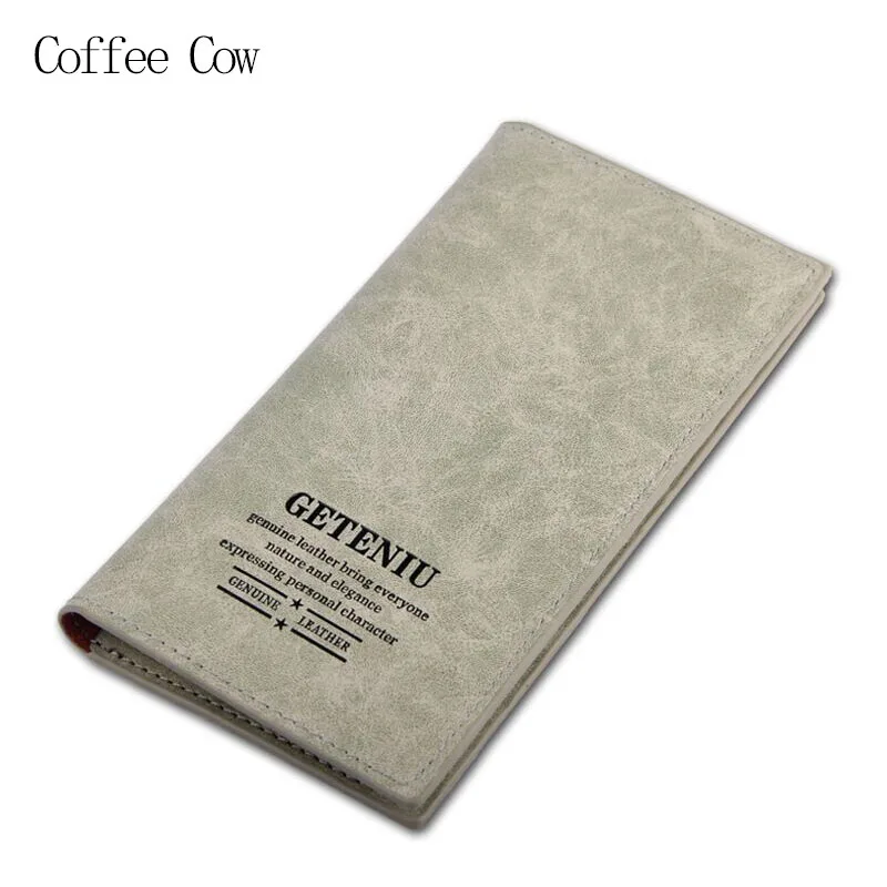  Hot Sale Three Layer Folded Top Leather Long Wallets,Unisex Oxhide Card Coin Purse,Men Women's Waterproof Cowhide Wallet 
