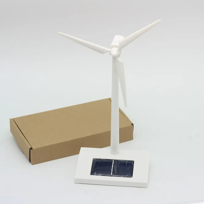 Веселая солнечная игрушка комплект ветряная мельница развивающие наборы для солнечной энергии Новинка Роботы на солнечных батарейках для детей мальчиков грил подарок электрические игрушки - Цвет: Белый