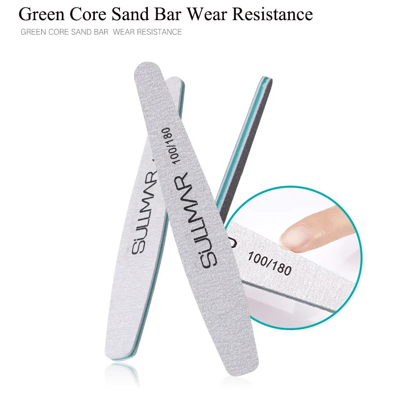 

Removing Stickers For Nails 2Pcs/Set UV Gel 1000/4000 Nail Art Polishing Wholesale Buffer 100/180 NailfileProfessional Tool