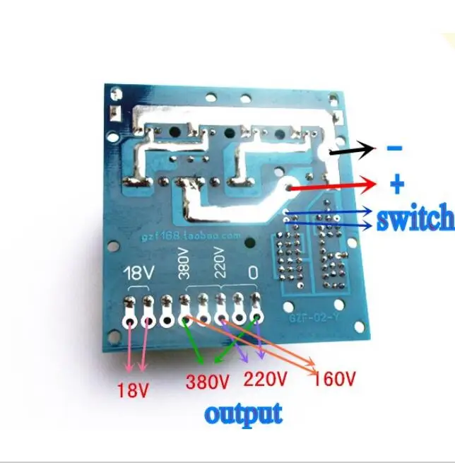DC-AC преобразователь 12 В в 220 В 380 в 18 В переменного тока 500 Вт инверторный модуль предварительного усилителя