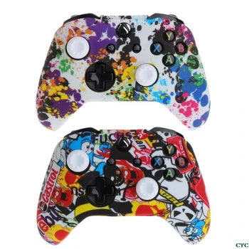 

Popular Silicone Gamepad Cover + 2 Joystick Caps For XBox One X S Controller