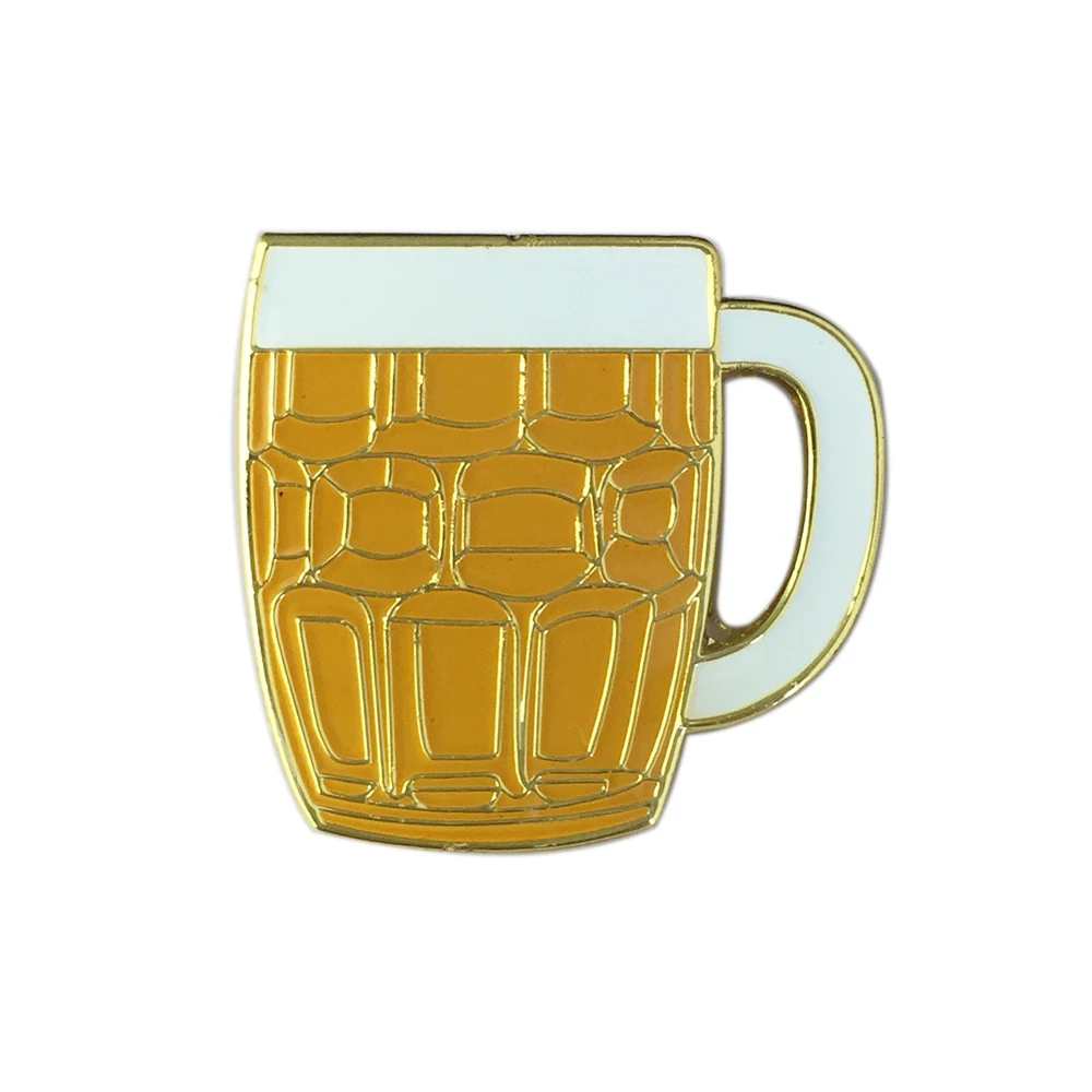 

Metal Enamel Beer Cup Brooch Metal Enamel Pin Button for Jacket Shirt Pin Badge Icon Fashion Jewelry for Boy Girl Kid (10pcs)