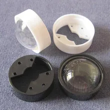 20 компл./лот установить Ну GNM-23 Высококачественная светодиодная линза, 60 градусов, держатель Размеры: 24,5X8,5 мм+ крышка объектива Диаметр: 23 мм ПММА материалов