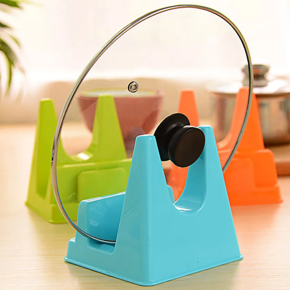 

Home Cutting Board Rack Holder Multi-purpose Plastic Kitchen Pot Pan Lid Cover hanger Block Tools racks Kitchen Organizer