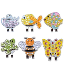 Новые Хрустальные маркеры для гольфа, магнит, заколка на шляпу, подарки для гольфа