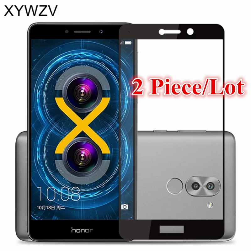 2PCS Screen Protector For Huawei Honor 6X Tempered Glass Protective Film GR5 2017 / XYWZV | Мобильные телефоны и