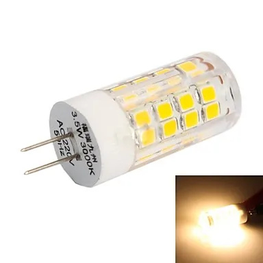 HRSOD 4 X G4 3,5 W 51 SMD 2835 350lm LM теплый белый/холодный белый кукурузные лампы AC 220 V/110 V