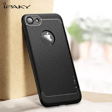 

For iphone X case Ipaky Silicone Soft TPU Anti-fall protection back Cover Coque For Apple iphone 7 8 plus 10 8plus phone case