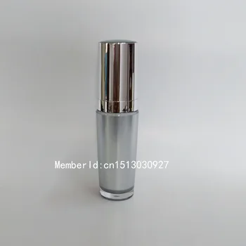 

15ml Empty foundation bottles,silver empty press pump bottles, lotion bottles for Essence WYL