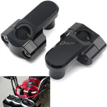 Для CFMOTO CF150NK 400NK 650NK 1 пара 7/" ЧПУ алюминиевые рукояти жир бар крепление зажимы стояки