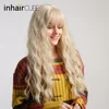 Inhair Cube Women’s Wig Light Blonde Synthetic Hair Long Curly Wig Heat Resistant Weave Lolita Wigs For Women Use and Cosplay 1