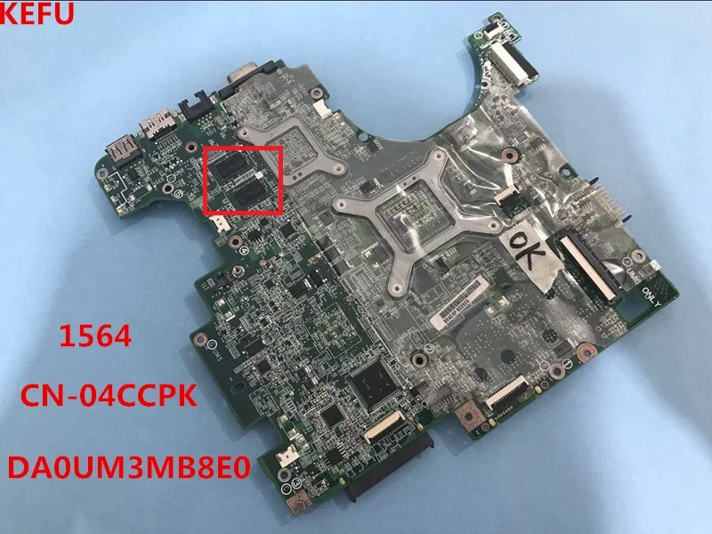 KEFU для Dell 1564 планшет материнская плата системная плата DA0UM3MB8E0 CN-04CCPK отлично работает