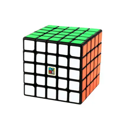 MoYu cubing класс meilong 5x5x5 магический скоростной куб без наклеек профессиональные Кубики-головоломки Развивающие игрушки для детей - Цвет: black