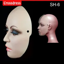 SH-6 Beautiful female silicone mask Face mask Christmas special Halloween activities, the eye can see