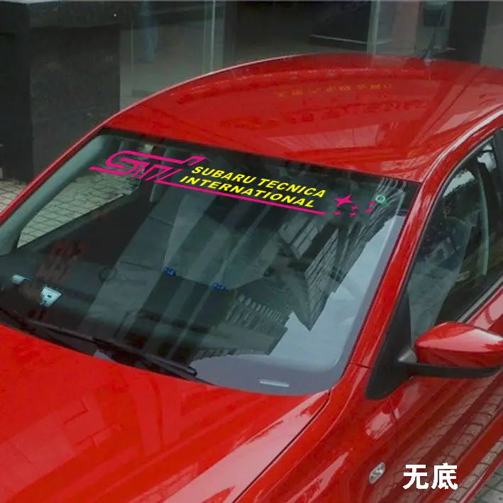 Наклейки для стайлинга автомобилей, надпись, наклейки для Subaru, автомобильный баннер на лобовое стекло, аксессуары для мотоциклов