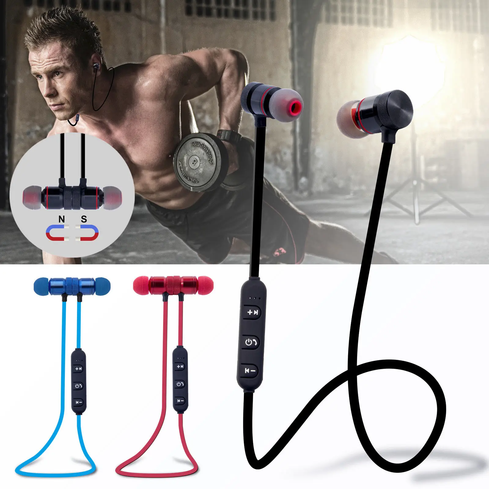 Newest SSA Wireless Headphone Bluetooth Headset Earphone Fone de ouvido Sports Music V4.2 Auriculares Casque | Электроника
