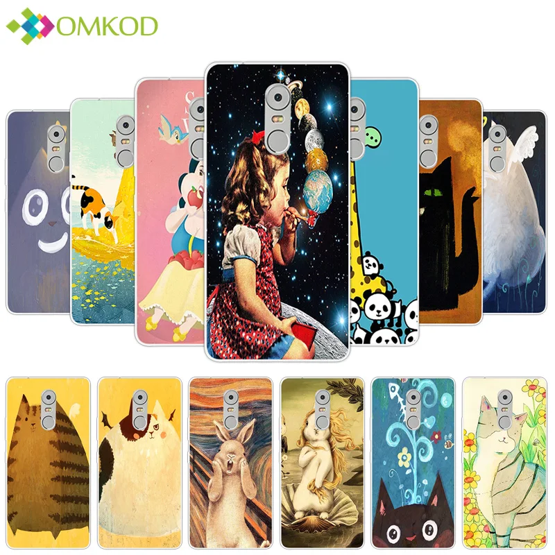 

For Lenovo K6 Note 5.5 inch for K53 A48 K6Note K53A48 Case Soft TPU Silicone Fat Animals Phone Cover for Lenovo k6 note Gel Skin
