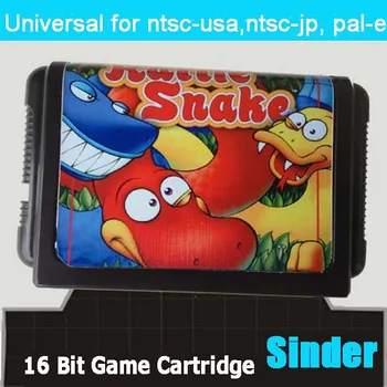 

Snake 16 bit MD Game Card For 16 bit Sega MegaDrive Genesis game console