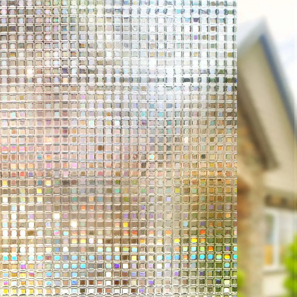 

Funlife 75/90x300cm 3D No Glue Static Privacy Window Film Decorative Glass Mosaic Film Vinyl home decoration window sticker
