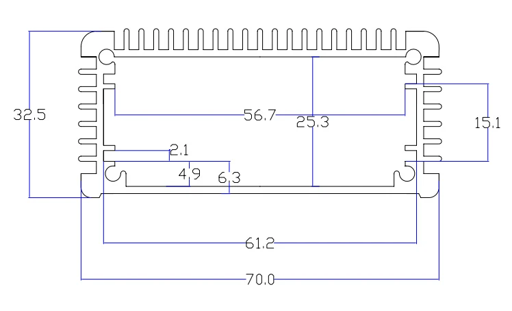 aluminum extrusion case szomk aluminum project box electronics enclosure for pcb (7).jpg