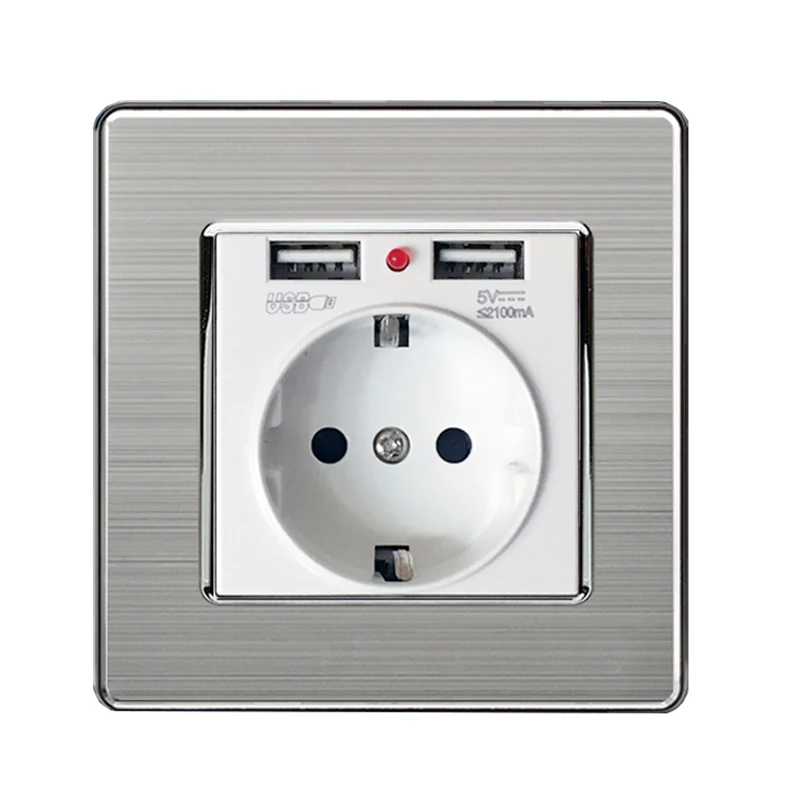 COSWALL-2017-Wall-Power-Socket-Grounded-16A-EU-Standard-Electrical-Outlet-With-2100mA-Dual-USB-Charger (1)