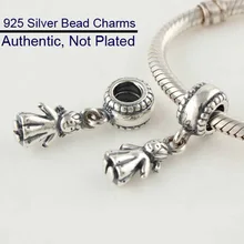 Подходит для Pandora шармы браслеты девушки бусины циркония 925 стерлингового серебра ювелирные изделия