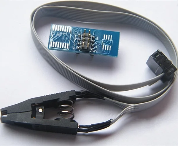 

1pcs Programmer Testing EEprom Clip SOIC8 Pomona SOIC 8Pin Clamp with Cable for Tacho Universal DASH Programmer
