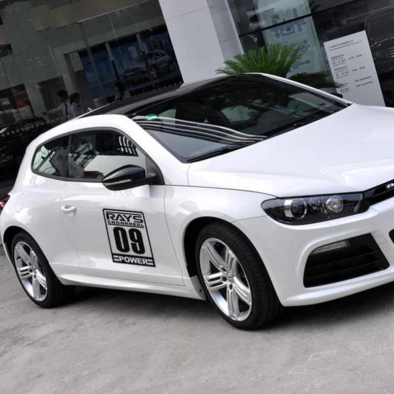 RAYS POWER WTCC стильная наклейка для гоночного автомобиля DIY автомобильные наклейки и