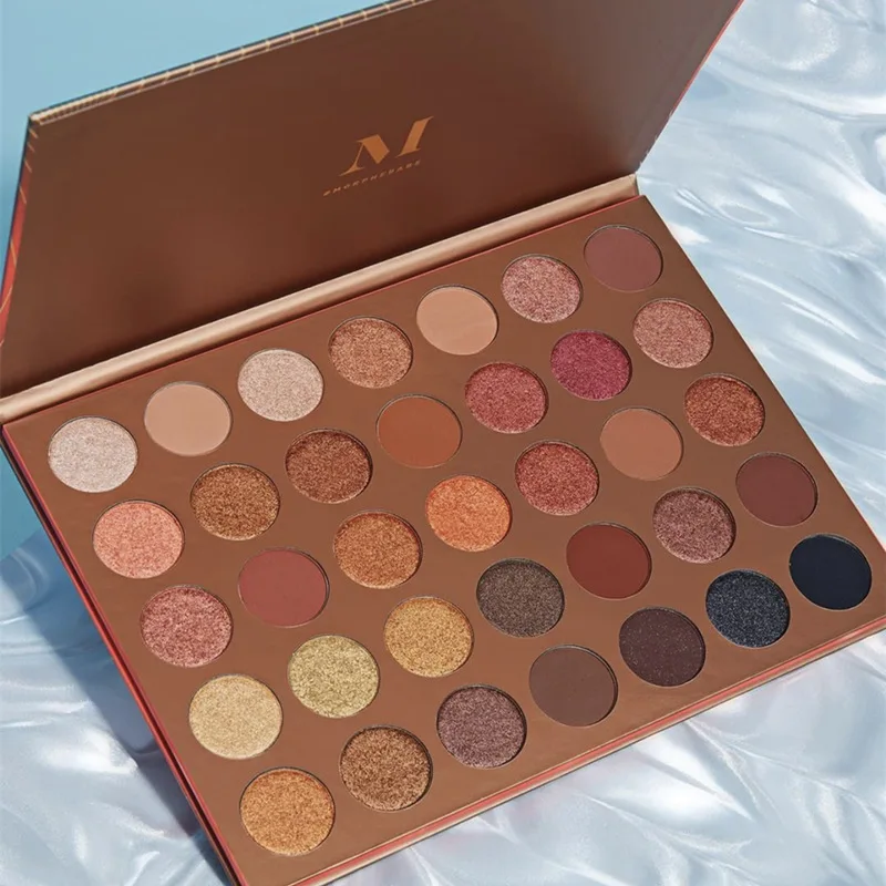 

BEAUTY GLAZED Makeup Palette 35 Colors 35G Bronze Goals Eye shadow Palette Glitter Luminous nudes Eyeshadow Pallete Cosmetics