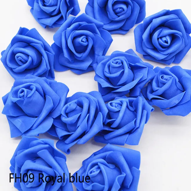 10/20pcs 6cm PE Foam Rose Flowers Artificial Flowers For Home Wedding Deco Bride Bouquet Scrapbooking DIY Birthday Gift Supplies FH09