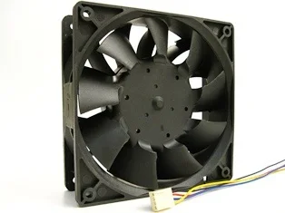 para Delta 120 mm dc 12v 5200rpm 252cfm para Minerador de Bitcoins Poderoso Servidor Ventilador de Resfriamento Axial Tfc1212de - Imagem 6