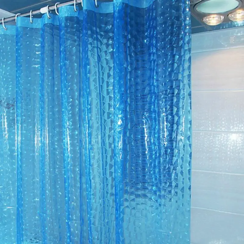 1,8/2 метр душ Шторы s 3D волна Ева прозрачный Ванная комната Moldproof Водонепроницаемый шторка для душевой, ванной Шторы