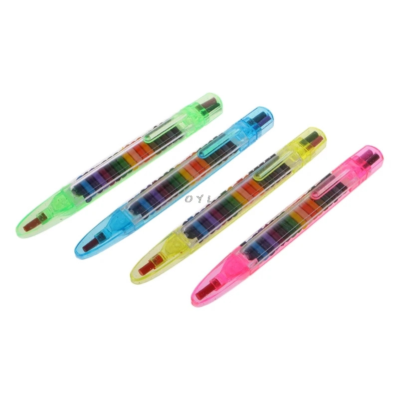 

20 Colors Replaced Crayon Multi-color Kids Painting Pen Student Drawing Tools