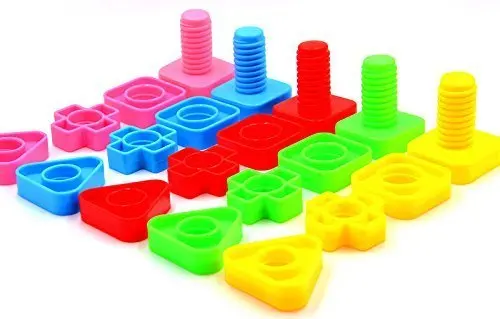 Nuts and Bolts Set with Toy Storage and Book Montessori Toddler Rainbow Matching Game Activities Educational Toy Nuts and Bolts Set with Toy Storage and Book Montessori Toddler Rainbow Matching Game Activities Educational Toy