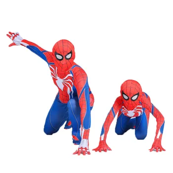 

Spider Armor PS4 Games Spiderman Costume PS4 Spider-Man Cosplay Costume Zentai Bodysuit Hot Sale 2019 New Arrival