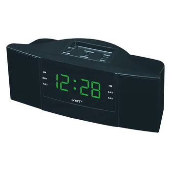 

Hot Sale Modern Digital Alarm Clock Radio with Dual Alarm Snooze Sleep Function Led Clock Home Desk Table Clock EU Plug