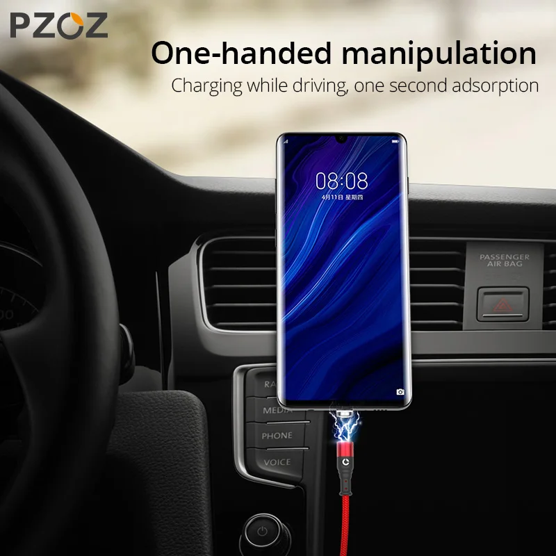  PZOZ Magnetische Micro USB Kabel Magnetische USB Typ C für iphone 8 X Samsung xiaomi Schnelle Lade 