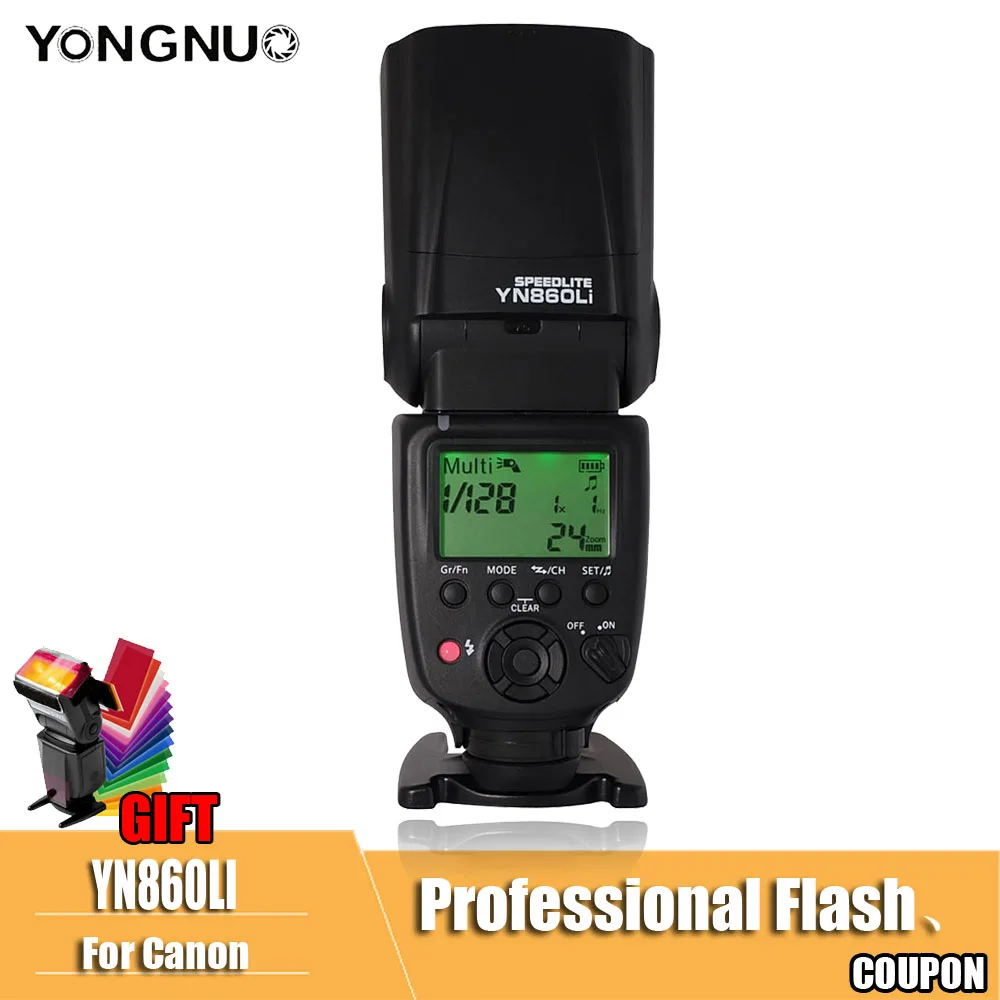 Yongnuo YN860Li Вспышка Speedlite как yn560iv обновленная версия YN860Li вспышка для Canon Nikon Olympus Lumix Pentax Все DSLR камеры