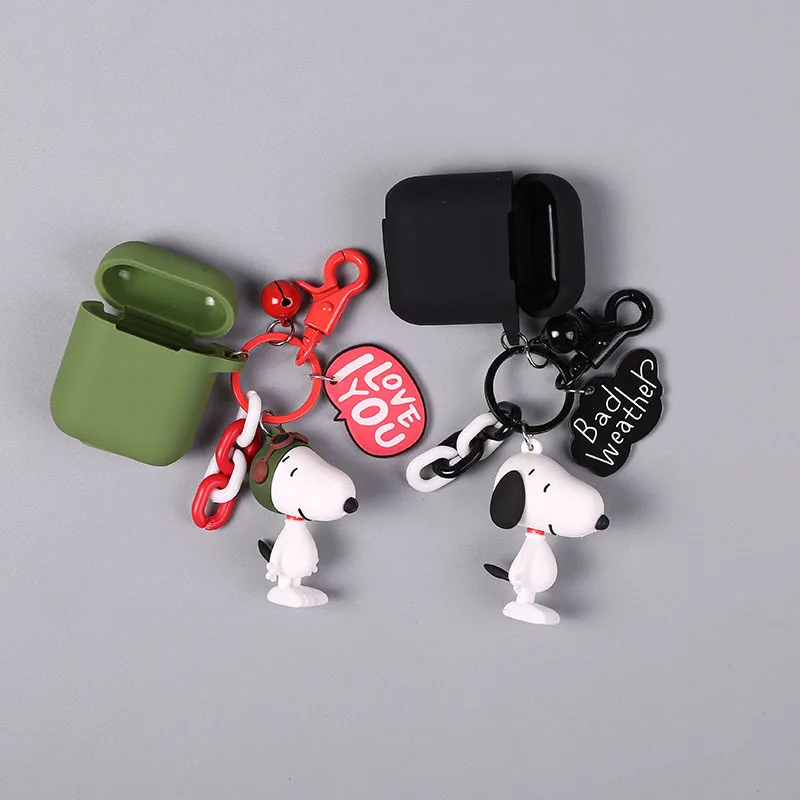 

2019 New Anime Figure Dog Keychain Hand-painted Craft Dog Bull Terrier Key Chain PVC Vinyl Animal Figure Trinkets Key Ring