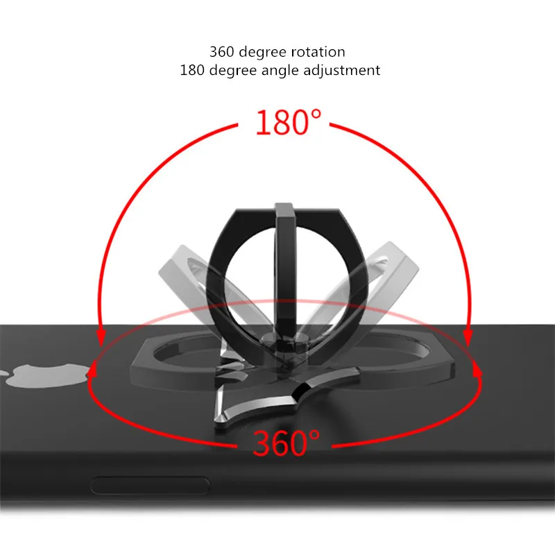 R-just Finger Ring Mobile Phone Universal Stand Holder For iPhone XS Max 7 iPad2 Samsung S8 for huawei xiaomi LG all Smart Phone