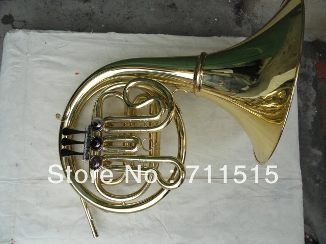 

Free Shipping Professional French Horn JAZZOR Horn Single-Row Split Bb flat Wind Instruments 3 - Valves with Nylon Case