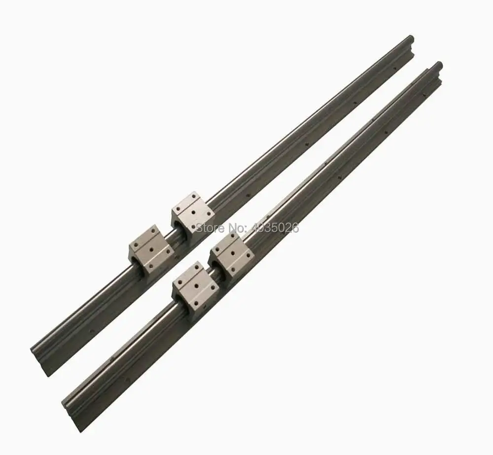 25MM SBR25 2300mm LINEAR SLIDE GUIDE SHAFT 2 RAIL+4 SBR25UU BEARING