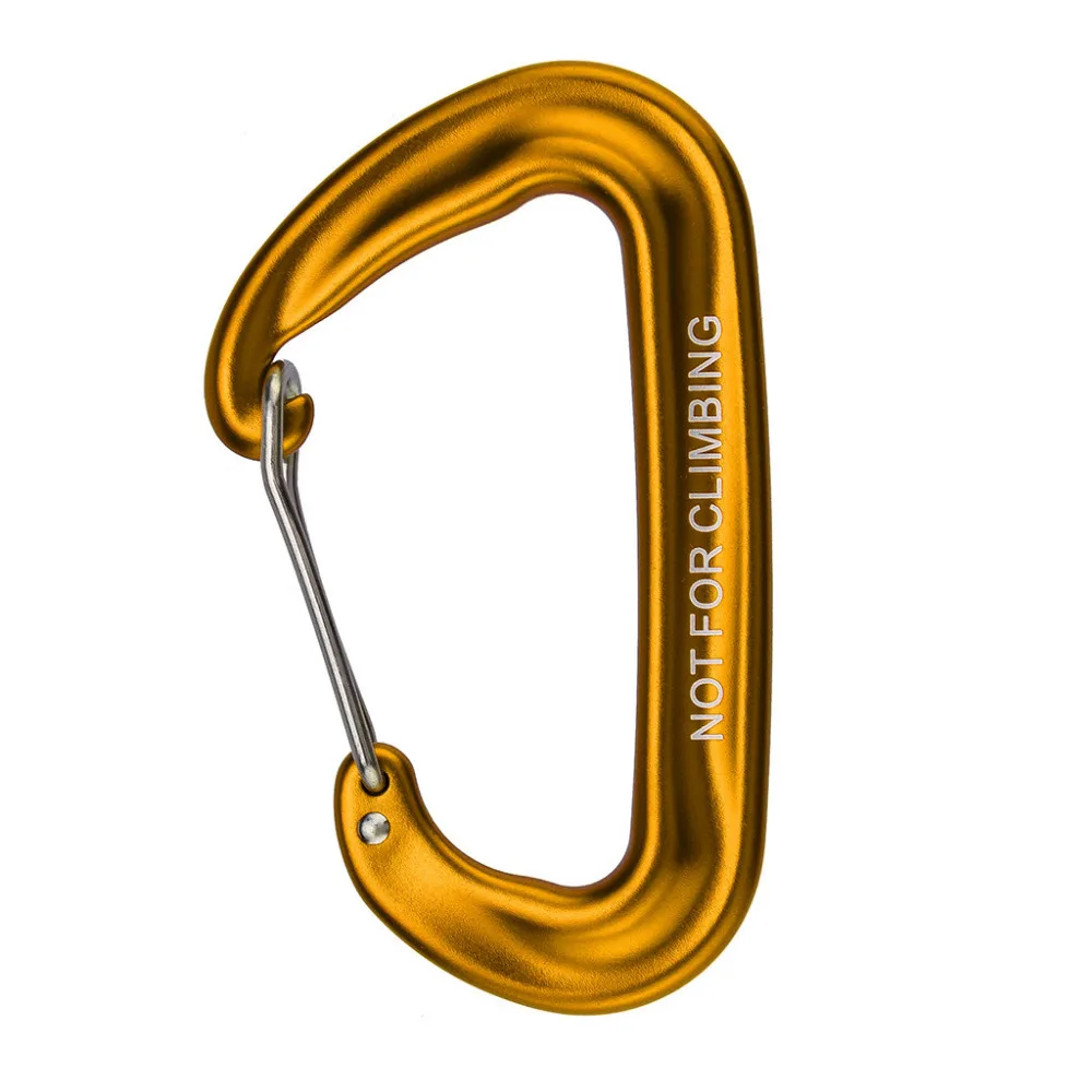 

Outdoor Climbing Backpack Hook 12KN Spring Clip Keychain Carabiner Hammock Hook Hammock Hook Backpack Buckle Climbing Series#zer