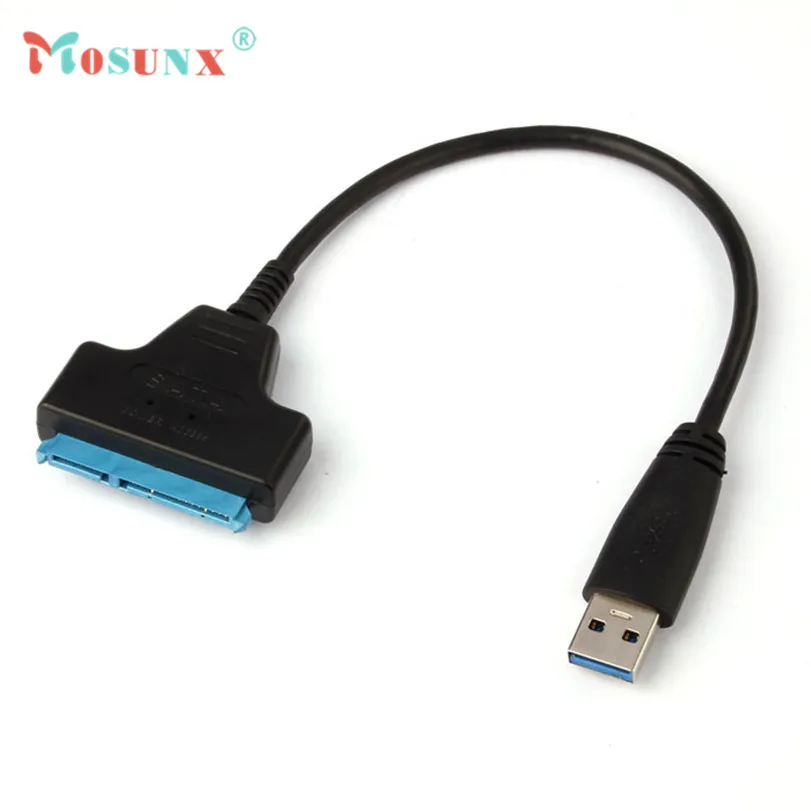 MOSUNX HDD кабель 25-55 см супер скорость USB 3 0 для SATA 22 Pin 2 5 дюймов драйвер жесткого диска