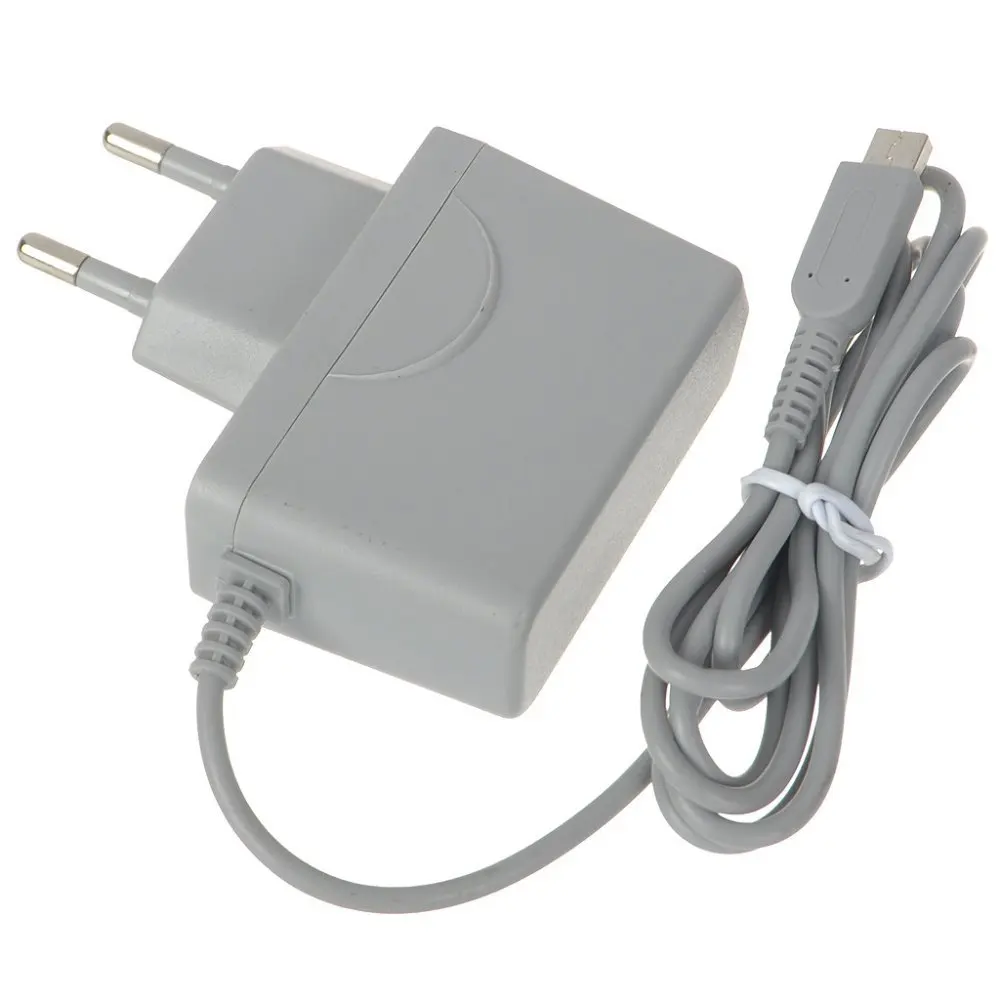 

EU Plug power supply Charger AC Adapter for 3 D S for ND Si gray color