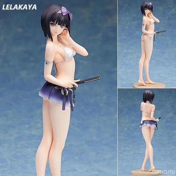 

25cm Beach King Heroines Yukihime Shining Blade Swimsuit Ver 1/7 Scale Painted Figure Brinquedos Model Anime Action Figure Doll