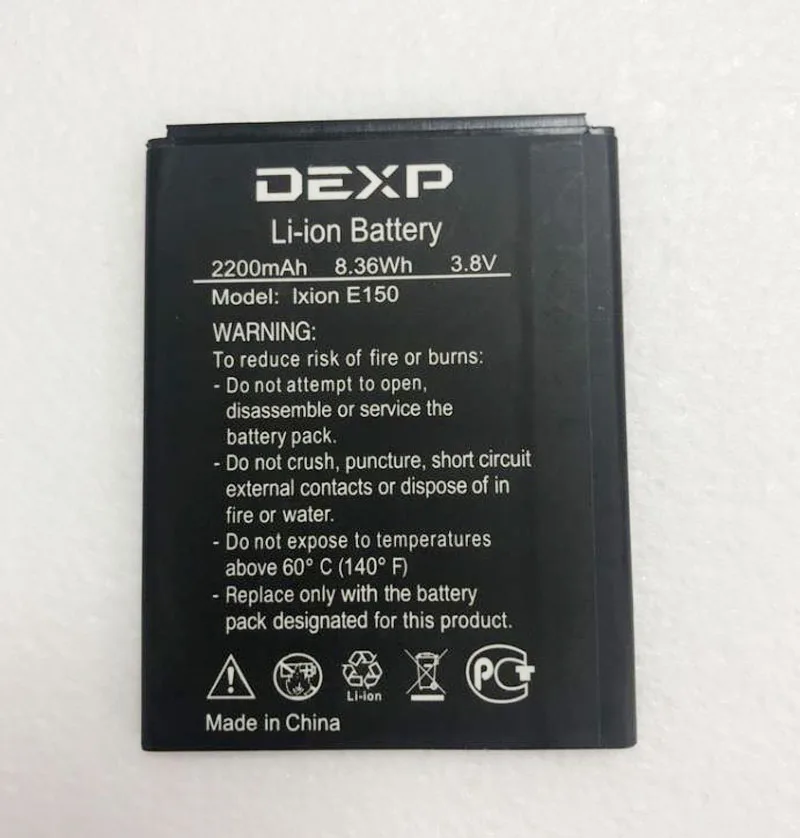 GeLar 3 8 V 2200mAh аккумулятор для сотового телефона DEXP Ixion E150 Soul | Мобильные телефоны и