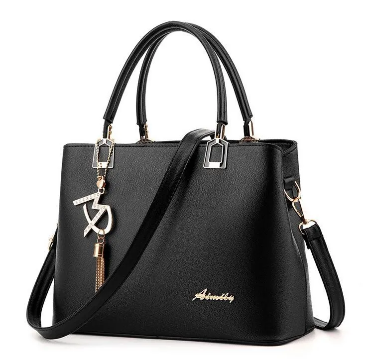 Модная женская сумка Bao, летняя ручная сумка, лазерная Геометрическая дизайнерская сумка, высокое качество, сумки через плечо, L4-3040 - Цвет: Черный