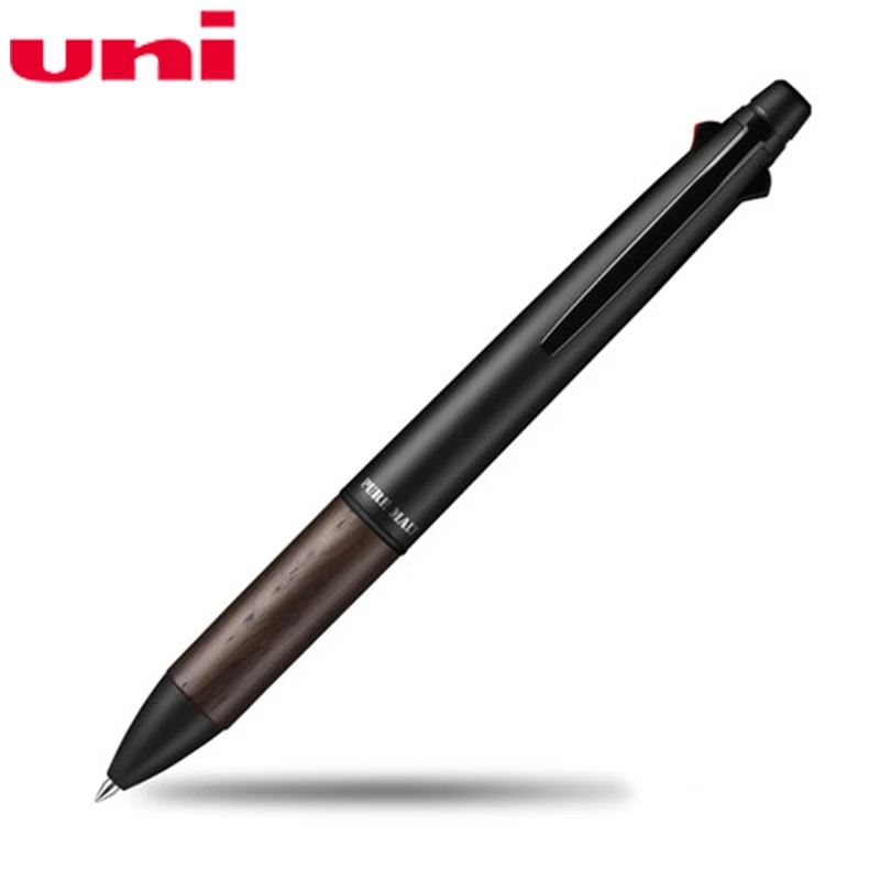 Многофункциональная гладкая шариковая ручка UNI 1 5 в деловая офисная из дуба